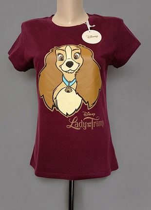 Футболка disney "леді та бродяга".