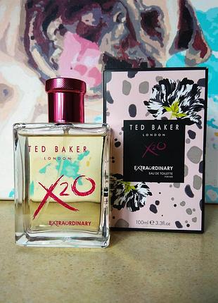 Ted baker x2o extraordinary for her туалетная вода для женщин 100 мл.