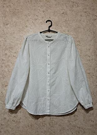Блуза из прошвы от премиального бренда