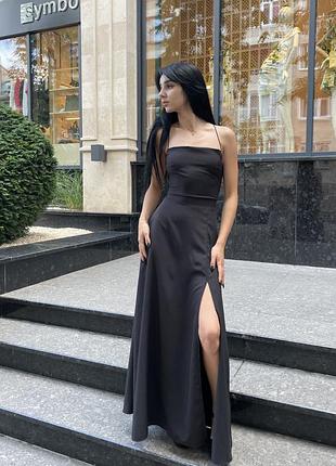 Сукня чорна  new look xs-s літо весна турецький атлас