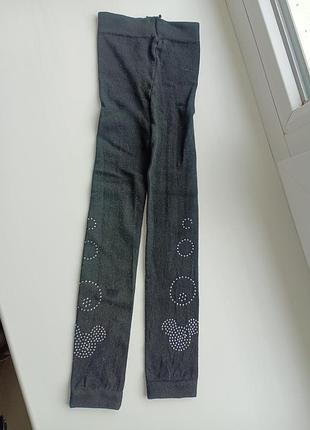 Лосіни для дівчинки зі стразами на 3-4 роки
