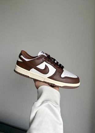 Кросівки nike dunk low cacao wow