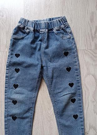 Джинсы на девочку 3-4 года