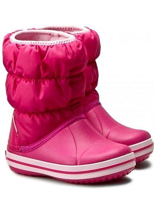 Детские сапоги crocs winter puff boot, 100% оригинал