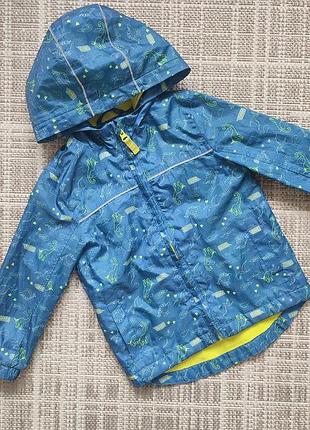 Куртка ветровка дождевик на флисе