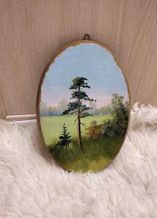 Картина на дереве