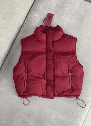 Теплая жилетка на синтепоне. fbsister.
