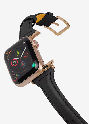 Кожаный ремешок для apple watch – темно-синий