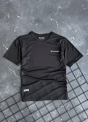 Чорна футболка columbia🔥🔥🔥