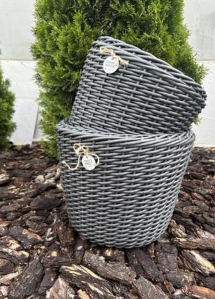 Кашпо з ротангу