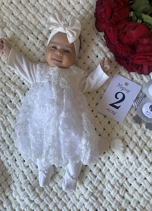 Комбінезон-плаття для дівчинки від chopuitte