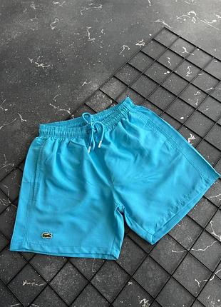 Блакитні шорти lacoste💣