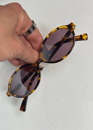 Окуляри в леопардовій оправі