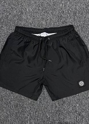 Чорні шорти stone island💣