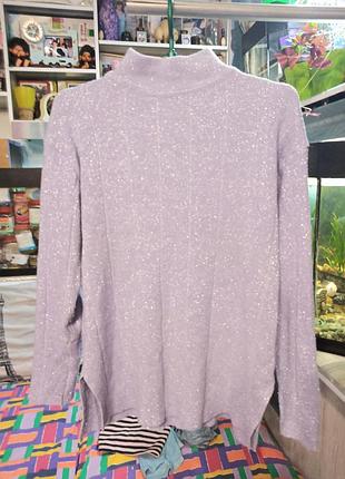 Свитер с люрексом