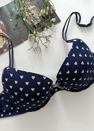 Бюстгальтер гладкий бюст сердечка лиф h&m 34b 75b 70c