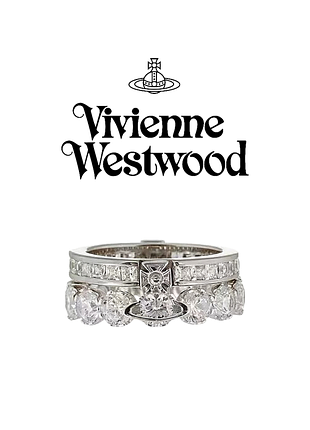 Оригинал! колечко vivienne westwood серебристого цвета со стразами orb дизайн латунь с коробкой кольцо овьен вествуд кольцо оввин вествуд