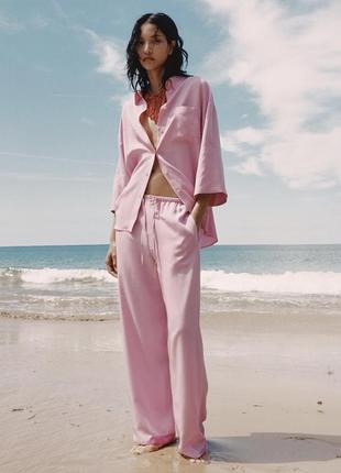 Нереальний костюм zara штани блузка сорочка