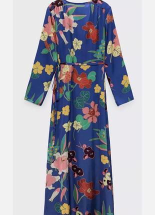 Платье женское на запах    zara9 фото