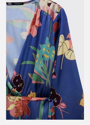 Платье женское на запах    zara10 фото
