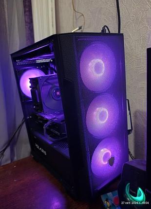 Игровой пк 4060ti,r7 5700x, 16gb rgb.