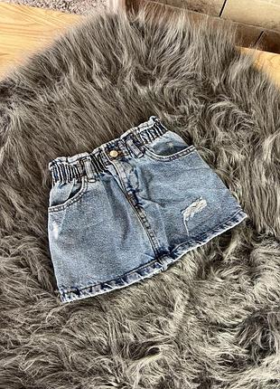 Джинсова спідничка zara
