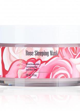 Ночная маска для лица rose sleeping mask bogenia bg328 no001