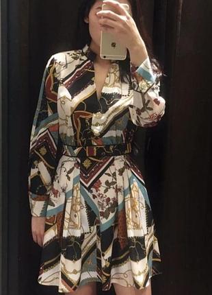 Сукня zara з принтом