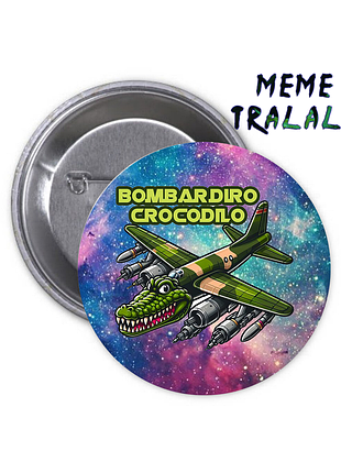 Значок bombardiro crocodilo бомбардіро крокодило 04 meme мем