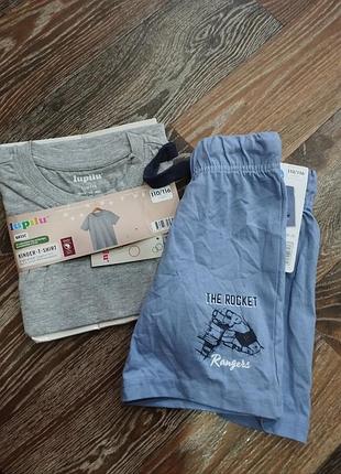 Шорти+футболка lupilu на 4-6 років