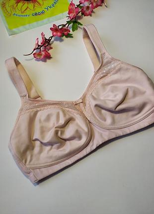 Пудровий котоновий мягкий бюстгалтер m&s, eur 80d