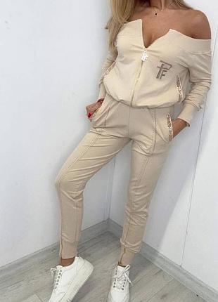 Мега стильный костюм с открытыми плечами турция люкс качество бренд