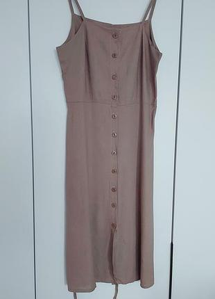 Сукня сарафан льон