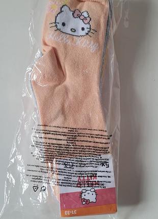 Набір шкарпетки hello kitty 31-33р 3