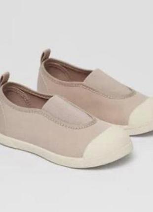 Балетки текстильні кеди мокасіни сліпони  zara (іспанія)