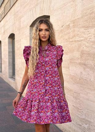 Жіноча сукня квітковий принт