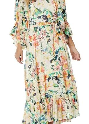 Ted baker max mara плаття шифон макси 3/4