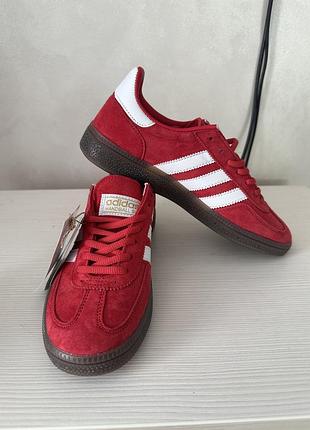 Кросівки жіночі adidas spezial scarlet gum, червоні, 38 розмір