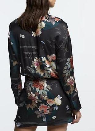 Сукня шовк zara квіти