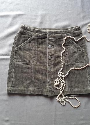 Юбка вельвет 100116