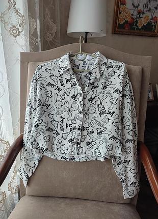 Вкорочена сорочка bershka