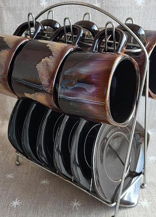 Кофейный набор с подставкой