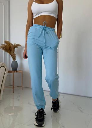 Жіночі блакитні базові джогери
