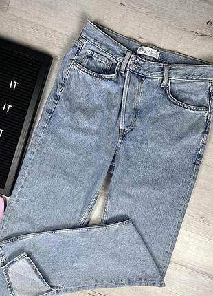 Джинси з розпорками і асиметрочною застібкою denim co