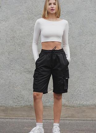 Трикотажные шорты карго without volt reflective black (8049587)