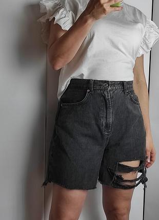 Asos джинсовые мом высокая посадка w 28 - s/m