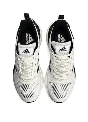Adidas profoam lite all white/black 4