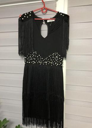 Поаття чорне з перлами 3