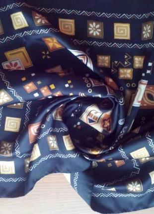 Шейный платок,бандана, италия, 58х56.2 фото