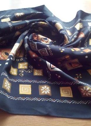 Шейный платок,бандана, италия, 58х56.3 фото
